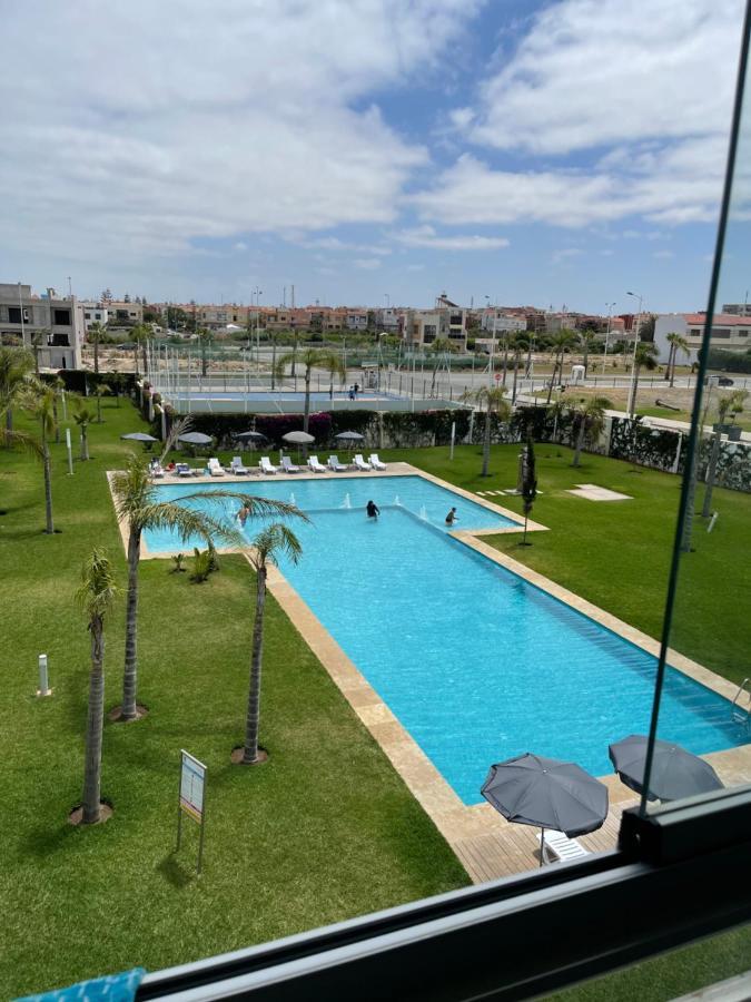 Bel Appartement Pied Sur Mer Vue Imprenable Sur Piscine Et Jardins Sidi Rahal  Exterior foto