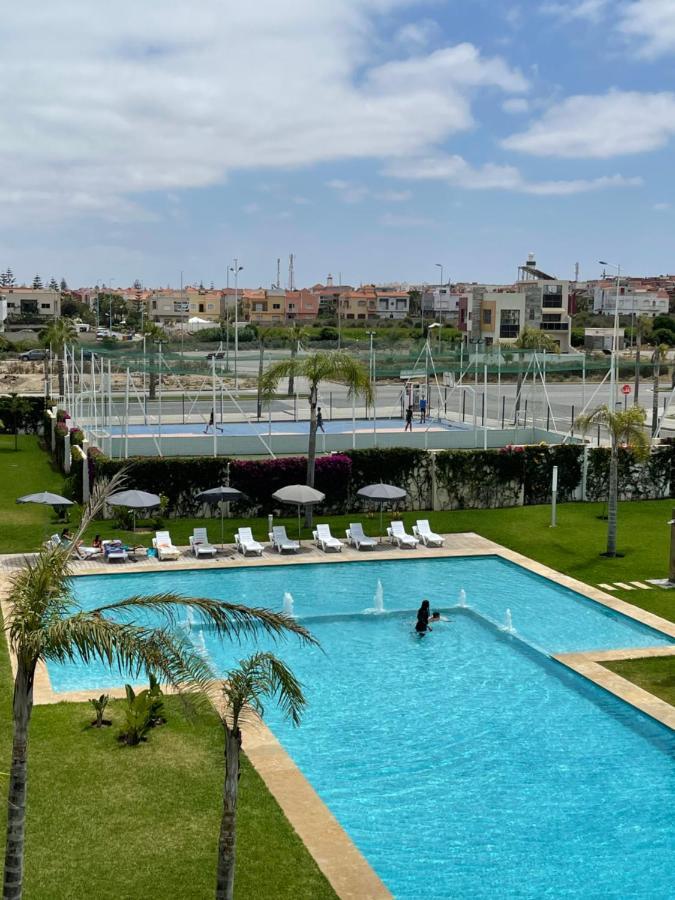 Bel Appartement Pied Sur Mer Vue Imprenable Sur Piscine Et Jardins Sidi Rahal  Exterior foto