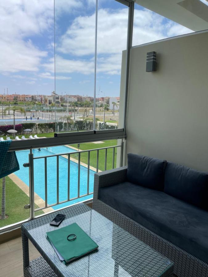 Bel Appartement Pied Sur Mer Vue Imprenable Sur Piscine Et Jardins Sidi Rahal  Exterior foto