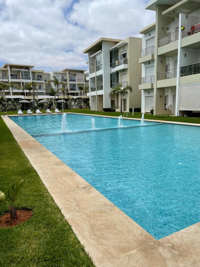 Bel Appartement Pied Sur Mer Vue Imprenable Sur Piscine Et Jardins Sidi Rahal  Exterior foto